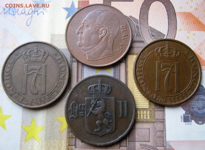 НОРВЕГИЯ 5 эре 1899, 1930, 1939, 1973 (ЛОСЬ, КОРОЛЬ). 03.11. - 043.JPG