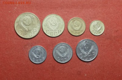 годовой комплект 1953г - 1,2,3,5,10,15,20коп до 4.11 блиц - 1953 годовой 1 2