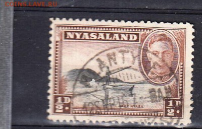 Колонии NYASALAND 1945 1м - 378