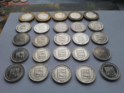 25 монет Венесуэлы 2007-2012 до 21-00 02.11.16 - 20161030_122329