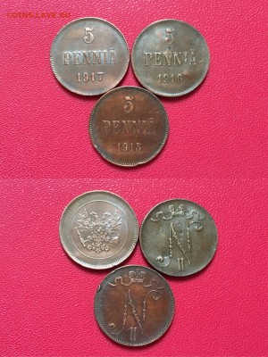 5 пенни 1915-1917 гг. 3 шт - IMG_7182.JPG