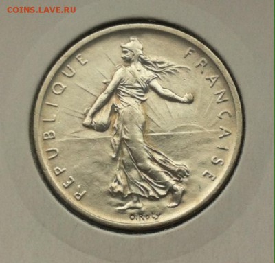5 франков 1960г. , Франция , Ag835 , до 06.11.16г. - 5фр-1960-3