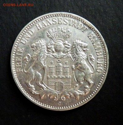 3 марки Гамбург 1909г до 1.11 - P1150123.JPG