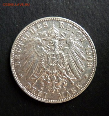 3 марки Гамбург 1909г до 1.11 - P1150124.JPG