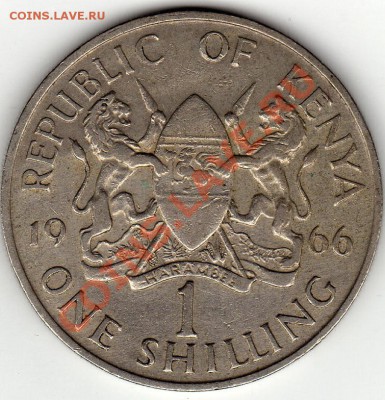 Кения 1 шиллинг 1966 до 27.12.10 в 22.00 мск - img565