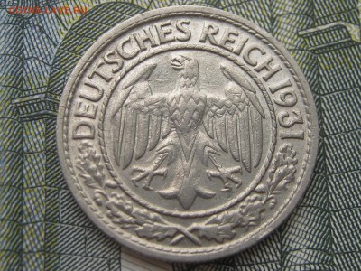 ВЕЙМАРСКАЯ республика 50 пфеннигов 1931 D. 03.11.2016. - 035.JPG