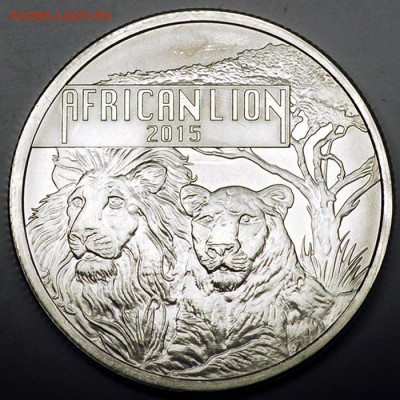 Бурунди_5000 франков 2015 "Африканский лев"; 01.11_22.01мск - 12606
