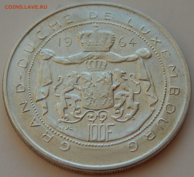 Люксембург 100 франков 1964 Герцог Жан, до 08.11.16 в 22:00 - 4195