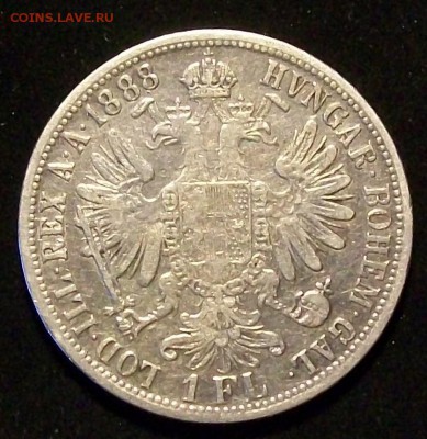 1 Флорин 1888г. Австрия. Оконч.05.11.2016 г. в 22 час. - ф46