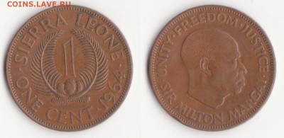 Сьерра-Леоне, 1 цент 1964г до 9.11.16 - Рисунок (246)
