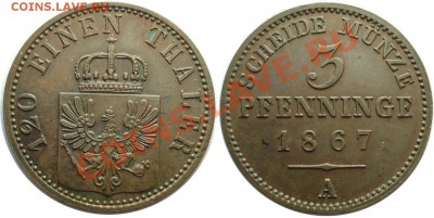 Кто собирает монеты Пруссий? - Prussia.3.pf.1867.A