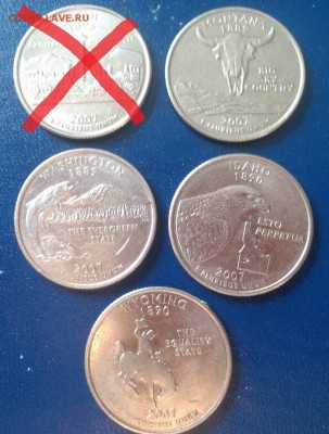 Квоттеры США на обмен - 2007