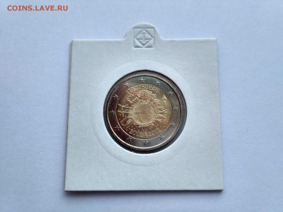 ЛЮКСЕМБУРГ 2 Евро 2012 10 лет UNC С НОМИНАЛА!!! 07.11 22:30 - Люксембург20122