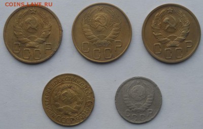 Предпродажная 5 к. 1935, 1936, 1937. 3 к. 1927 . 15 к. 1942. - SAM_7254.JPG