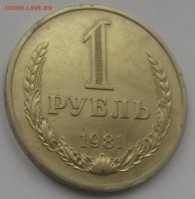 Рубль годовик 1981г!!! с 200р до 11.11 - 20160821_132720