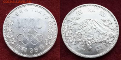 Япония 1000 иен Олимпиада до 9.11 22-00 мск - япония