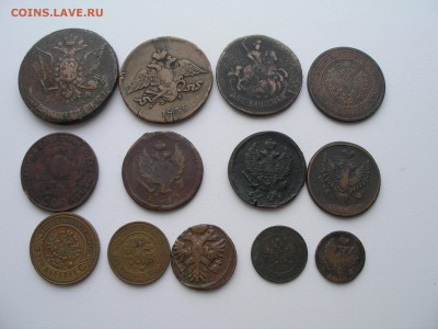 Кучка меди (1,2,3 копейки,денга и др.) 1740-1924гг. - оценка - PB060004.JPG