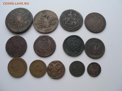 Кучка меди (1,2,3 копейки,денга и др.) 1740-1924гг. - оценка - PB060003.JPG