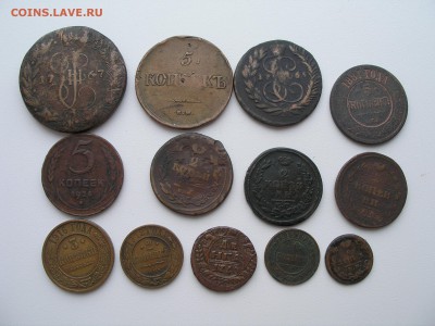 Кучка меди (1,2,3 копейки,денга и др.) 1740-1924гг. - оценка - PB060007.JPG