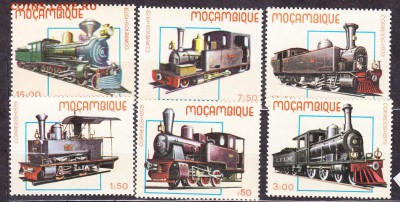 Мозамбик 1979 паровозы - 25