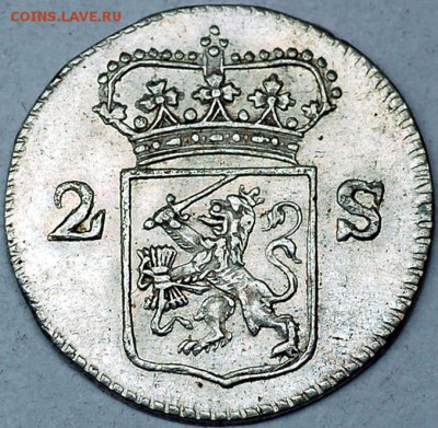 Нидерланды_2 стювера 1786. Серебро; до 07.11_22.30мск - 10893