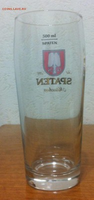 Стакан пивной Spaten Munchen 0,5 ml 09.11.2016 22:00 - image