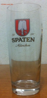 Стакан пивной Spaten Munchen 0,5 ml 09.11.2016 22:00 - image