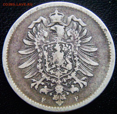 Германия_серебряная марка 1875(F); до 08.11_22.47мск - 12623