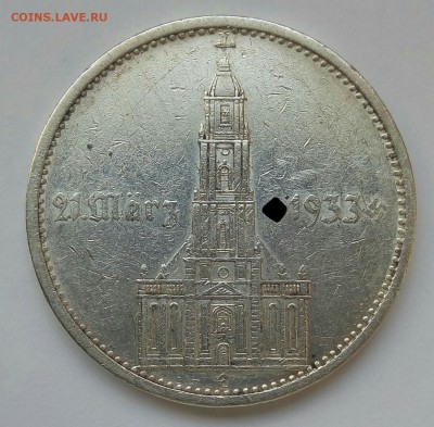 5 марок 1934 Кирха ПОДПИСЬ двор Е,короткий аук,до 11.11 - IMG_20161108_100954