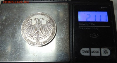 3 монеты (Талер 1834, Талер 1864 и 2 гульдена 1848) - DSCN3033.JPG