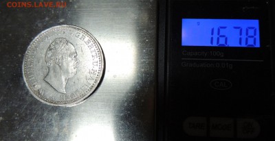 3 монеты (Талер 1834, Талер 1864 и 2 гульдена 1848) - DSCN3034.JPG