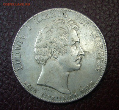 1 талер 1928 бавария семейник на оценку - 1