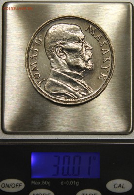 Ag настольная медаль Чехословакия Масарик 1935 до 13.11 - IMG_2074.JPG