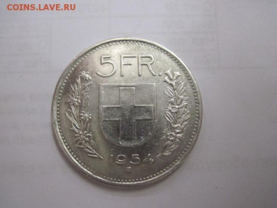 5 франков Швейцария 1954   до 11.11.16 - IMG_6065.JPG