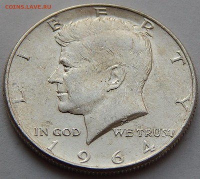 США 50 центов 1964 Кеннеди, до 16.11.16 в 22:00 МСК - 5069