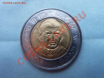 Ватикан 500 лир Биметаллическая 1993г.  до 1.01.11 в 22-00 - MEMO0042.JPG