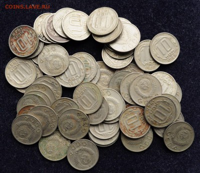 Лот никеля 10, 15, 20 копеек 1946-1950г. 1011шт. - Никель_10коп1948_1_1