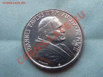 Ватикан 100 лир  1992 г.   до 1.01.11 в 22-00 - MEMO0057.JPG