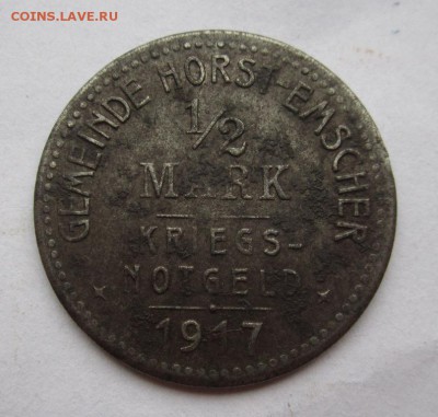2  маркиGemrnde Horst  Emscher нечастый нотгельд - 2.JPG