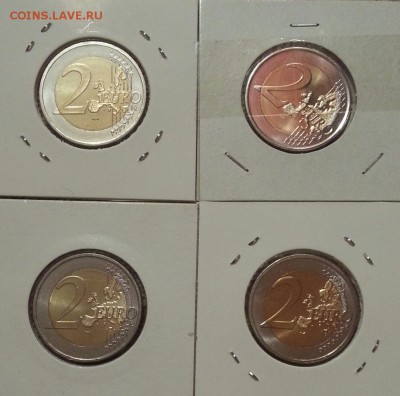 2 ЕВРО. Пинту, Эразм, Герб, Договор. все UNC. до 11.11 22.00 - 8