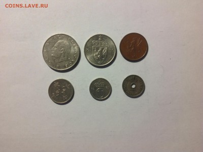 НОРВЕГИЯ 6 МОНЕТ - 1 (1)