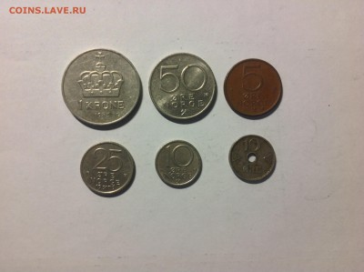 НОРВЕГИЯ 6 МОНЕТ - 1 (3)