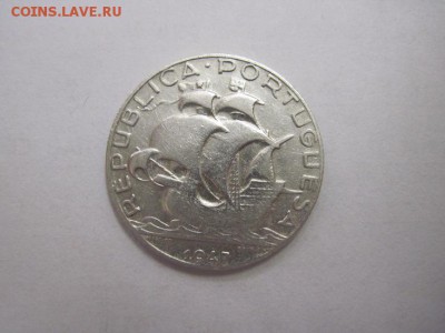 2,5 эскудо Португалия 1947  сер.до 13.11.16 - IMG_6131.JPG