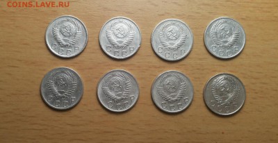 10 копеек 1950,51,52,53,54,55,56,57 гг 8 шт до 17.11 блиц - 10 коп 1950-57  хор 1 2