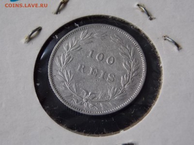 ПОРТУГАЛИЯ 500 РЕЙС 200 +100 РЕЙС СЕРЕБРО - portugal 100 reis-1