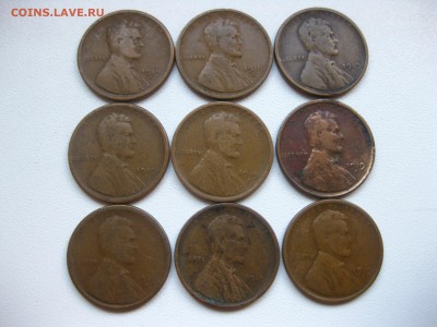 АМЕРИКА,лот из 9 монет по 1 центу 1919S!до 14.11.2016 - IMG_7243.JPG