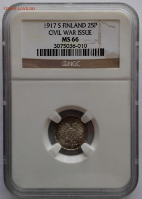 25 пенни 1917S NGC MS 66 - 3