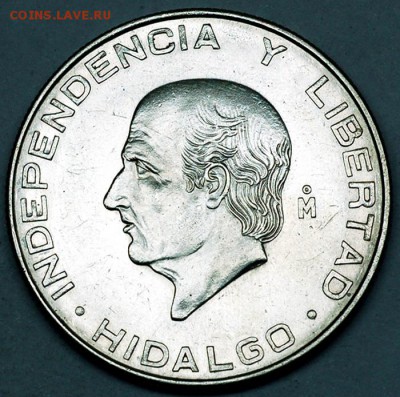 Мексика_5 песо 1955. Отличное серебро; до 12.11_22.49мск - 12613