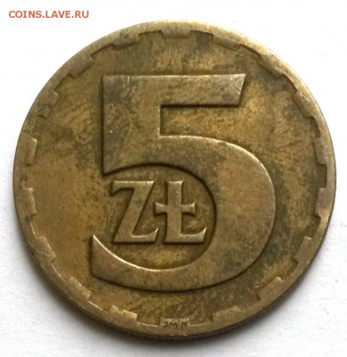 Польша  5 злотых  1976г.  Окон 18.11.16 в 23.00мск - 8