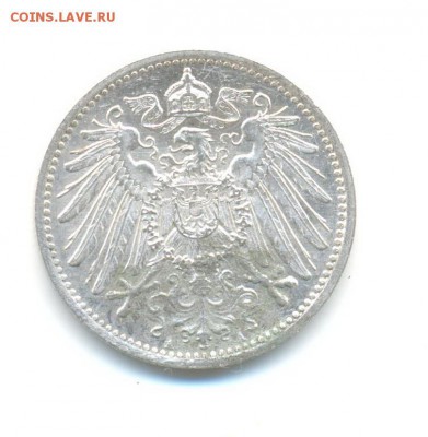 ФИКС. Ag. Германия 1 марка 1915 А. до 17.11 22:00 - 4